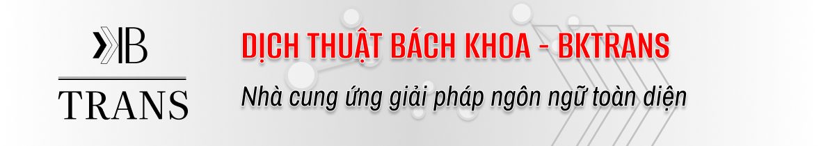 Dịch Thuật Bách Khoa - BKTRANS